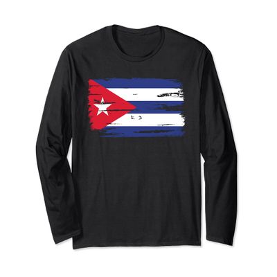 Cuba Cuban Flag Longsleeve Pullover