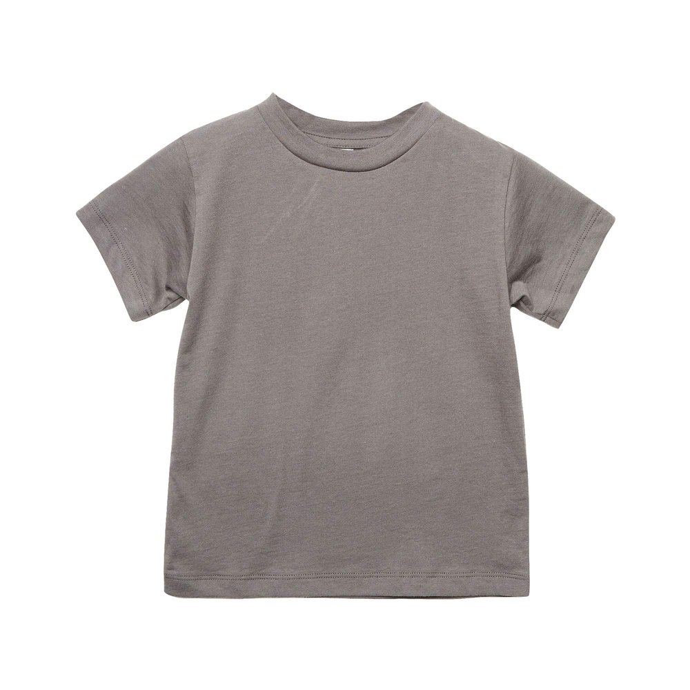 Bella + Canvas Toddler Jersey Short Sleeve T-Shirt (3 Years) (Asphalt)