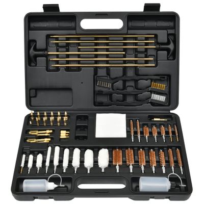 GLORYFIRE Gun Cleaning Kit Universal for Guns, Gun Brushes for Pistol, Handgun, Shotgun, Elite Brass Rods and Wire Rope, Hunting Gear Gun Accessories for Men(Brass Jags Set)