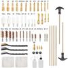 GLORYFIRE Gun Cleaning Kit Universal for Guns, Gun Brushes for Pistol, Handgun, Shotgun, Elite Brass Rods and Wire Rope, Hunting Gear Gun Accessories for Men(Brass Jags Set) view 4