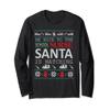 Be Nice To The School Nurse Santa Is Watch Long Sleeve Shirt view 1