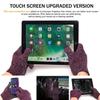 TRENDOUX Winter Gloves for Women, Knit Touch Screen Glove Texting Smartphone Driving - Anti-Slip - Elastic Cuff - Thermal Soft Upgraded Lining - Hands Warm in Cold Weather - Rose - L view 2