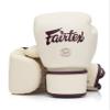 Fairtex BGV16 Leather Muay Thai Boxing Gloves (Khaki, 12 oz) view 1
