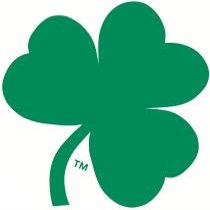 3 1/4 Inch Notre Dame Green Shamrock Logo Decal University of Notre Dame Fighting Irish ND Removable Wall Sticker Art NCAA Home Room Decor