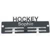 Super Cool Creation Personalised"Hockey" Medal Hanger - Graphite Grey view 1