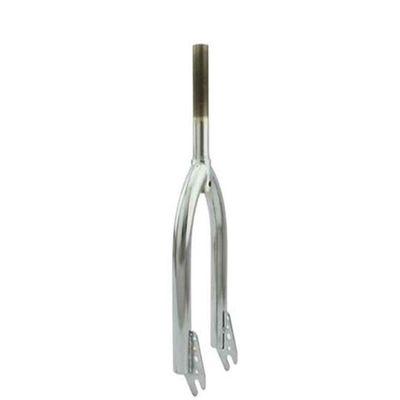 Alta Bicycle Chrome BMX Steel Forks, 1" Threaded, Multiple Sizes (16")