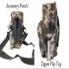 Agoz Outdoor MOLLE Tactical Water Bottle Pouch Bag Zipper Kettle Holder Carry Case- Camouflage for Camping Hunting Hiking Fishing view 2