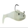 Egret Baits E-VSH60-01-05 6" Vudu Shad 2/Pk, White Pearl view 1