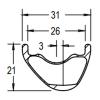 ARC Carbon Rim 29 / 26 / 32 view 2