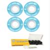 Bigfoot Skateboard Wheels 53mm 83A Soft Cruiser Filmer Blue + Ceramic Bearings view 1