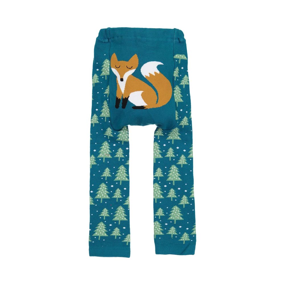 Winter Fox Legging for Babies and Toddlers Teal