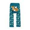 Winter Fox Legging for Babies and Toddlers Teal view 1