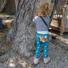 Winter Fox Legging for Babies and Toddlers Teal view 4
