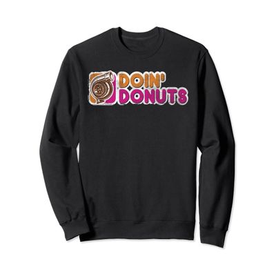 Vintage Doin' Donuts Drift Racing Sweatshirt