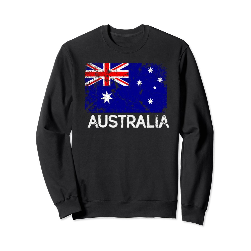 Australian Flag Sweatshirt | Vintage Made In Australia Gift