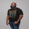 50th Birthday Gift Shirt for Men - Vintage 1976 Retro Birthday - 004 - F/Charcoal-4X view 3
