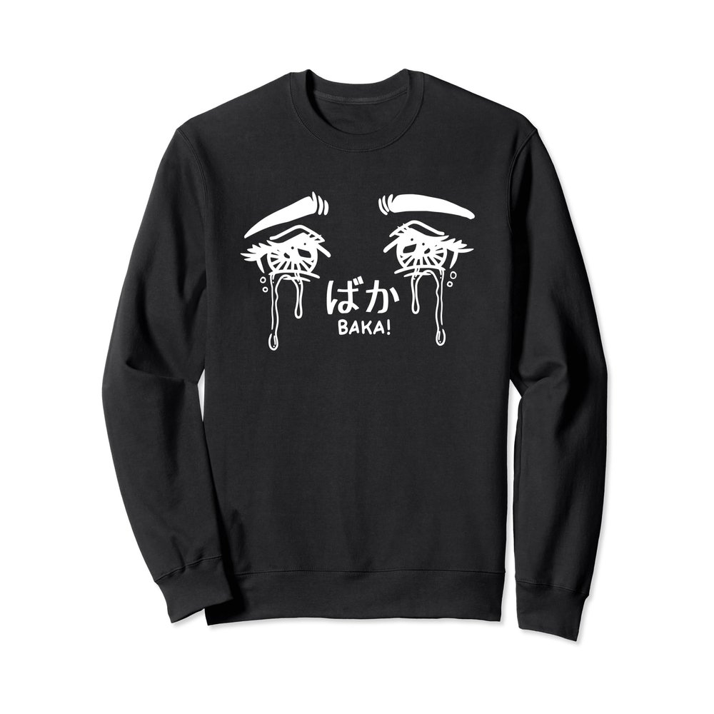 Anime Eyes Kawaii Goth Yandere Aesthetic Gift Sweatshirt