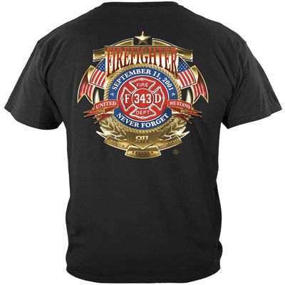 Erazor Bits fire Fighter | Firefighter Badge of Honor Shirt ADD106-FF2072-4XL
