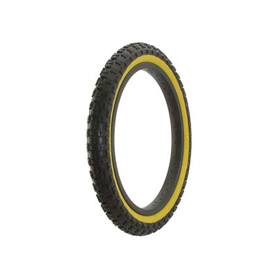 Alta Bicycle Tire Duro 16" x 2.125" Comp 3 Thread Bike Tire, Multiple Colors (Black/Gum)