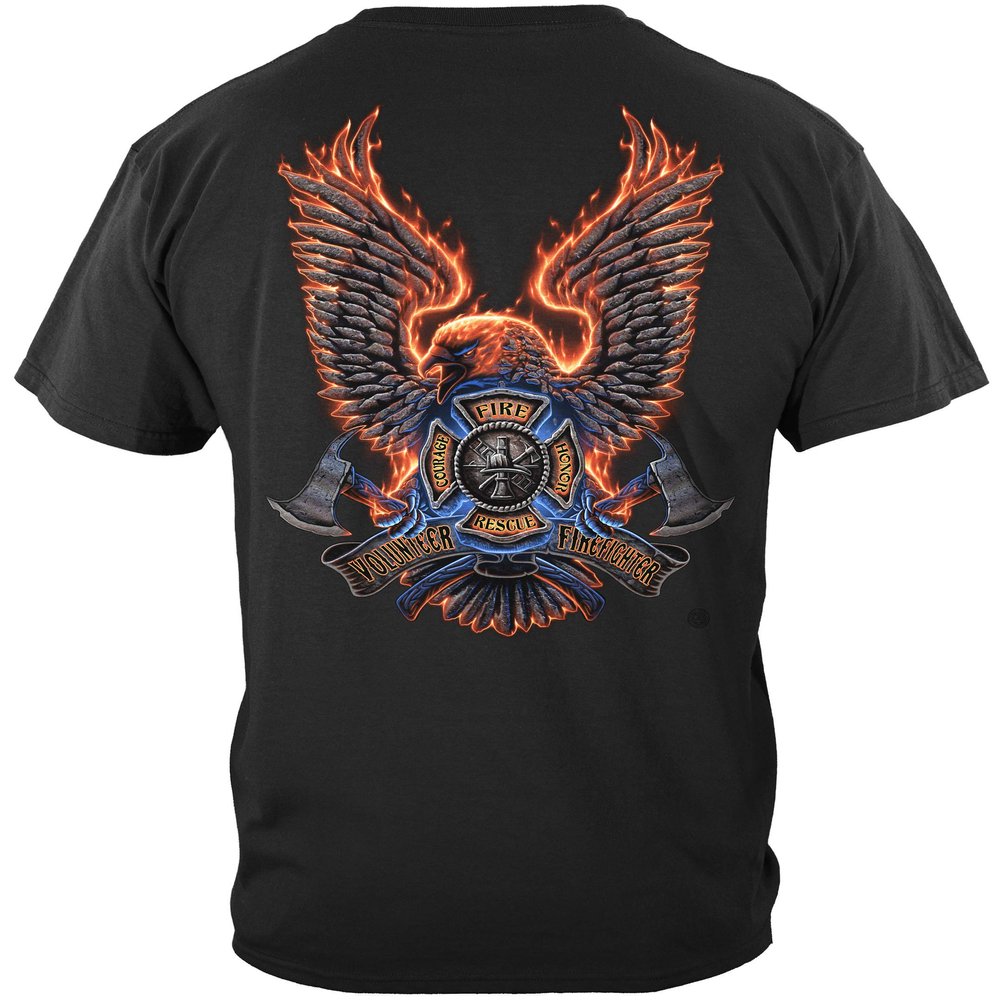 fire Fighter | Volunteer Fire Eagle Shirt ADD128-FF2088-4XL