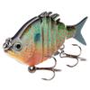 Bassdash SwimPanfish 2.5/0.34oz Hard Bluegill Swimbaits Multi Jointed Topwater Trout Bass Fishing Crank Lure,Pack of 4 view 2