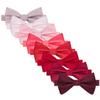 KissTies Boys' Bow Tie Burgundy Red Satin Bowtie For Kids Boys Bows + Gift Box view 3