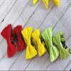 KissTies Boys' Bow Tie Bright Yellow Satin Bowtie For Kids Boys Bows + Gift Box view 4