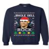 ALLNTRENDS Adult Sweatshirt Jingle Bell Rock Trendy Ugly Christmas Holiday Party (M, Navy Blue) view 1