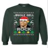 ALLNTRENDS Adult Sweatshirt Jingle Bell Rock Trendy Ugly Christmas Holiday Party (2XL, Forest Green) view 1