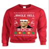 ALLNTRENDS Adult Sweatshirt Jingle Bell Rock Trendy Ugly Christmas Holiday Party (L, Red) view 1