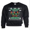 ALLNTRENDS Adult Sweatshirt Hangin with My Gnomies Ugly Christmas Holiday Party (S, Black) view 1