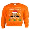 ALLNTRENDS Adult Sweatshirt Jingle Bell Rock Trendy Ugly Christmas Holiday Party (2XL, Orange) view 1