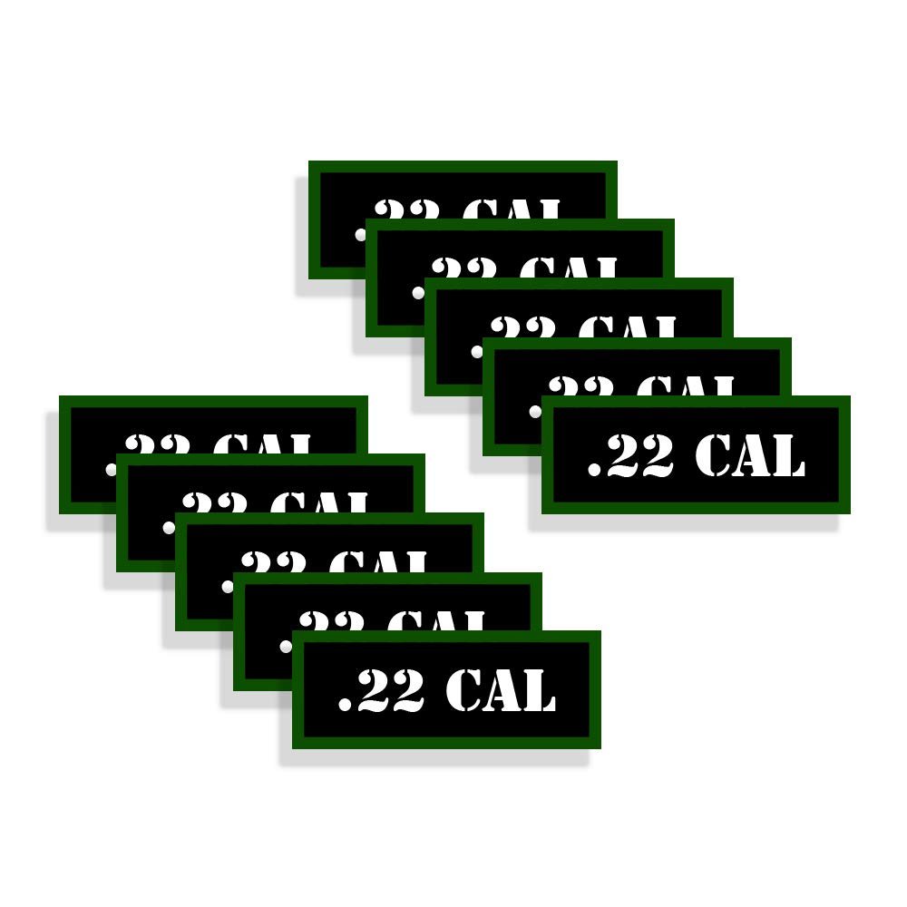 Speed Demon Hot Rod Shop Ammo Can Labels 22 Cal Ammunition Decals 10 Pack Adhesive Vinyl 3"x1.15"