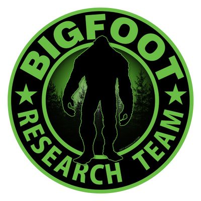 Bigfoot Research Team Green Sticker - 5 Inches