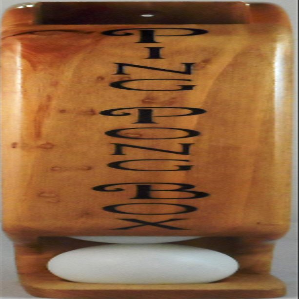 XLNC Billiards 10" Ping Pong Box Golden Oak Stain Color