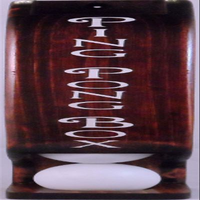 XLNC Billiards 10" Ping Pong Box Mahogany Stain Color