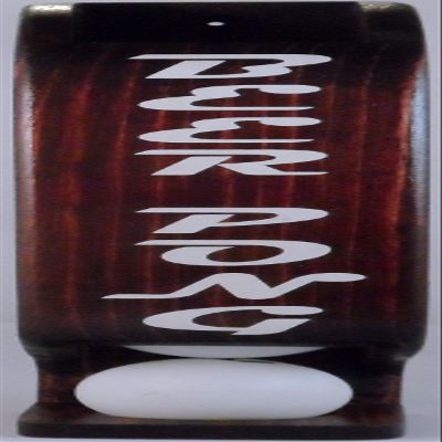 XLNC Billiards 10" Beer Pong Box Mahogany Stain Color