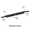 Belt Squat Belt [Bells of Steel] 5in Width Belt Squat Belt for Weight Lifting, Includes Chain - 12in, Heavy Duty Padded Belt Squat Attachment view 2
