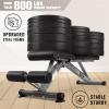 RitFit Adjustable/Foldable Utility Weight Bench for Home Gym, Weightlifting and Strength Training - Bonus Workout Poster with 35 Total Body Exercises view 3