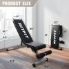 RitFit Adjustable/Foldable Utility Weight Bench for Home Gym, Weightlifting and Strength Training - Bonus Workout Poster with 35 Total Body Exercises view 4
