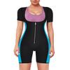 NonEcho Neoprene Sweat Sauna Suit Shaper for Women Slimming Full Body Shapewear Waist Trainer Workout Top with Sleeve view 1