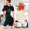 NonEcho Neoprene Sweat Sauna Suit Shaper for Women Slimming Full Body Shapewear Waist Trainer Workout Top with Sleeve view 4