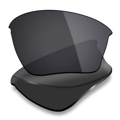 Mryok Polarized Replacement Lenses for Oakley Half Jacket XLJ - Stealth Black