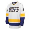 Phoneutrix Hanson Brothers Charlestown Chiefs 16 Jack 17 Steve 18 Jeff Slap Shot Movie Hockey Jersey Blue (16 White, Medium) view 3