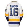Phoneutrix Hanson Brothers Charlestown Chiefs 16 Jack 17 Steve 18 Jeff Slap Shot Movie Hockey Jersey Blue (16 White, Medium) view 4