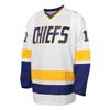 Phoneutrix Hanson Brothers Charlestown Chiefs 16 Jack 17 Steve 18 Jeff Slap Shot Movie Hockey Jersey Blue (17 White, X-Large) view 3