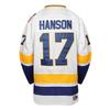 Phoneutrix Hanson Brothers Charlestown Chiefs 16 Jack 17 Steve 18 Jeff Slap Shot Movie Hockey Jersey Blue (17 White, X-Large) view 4