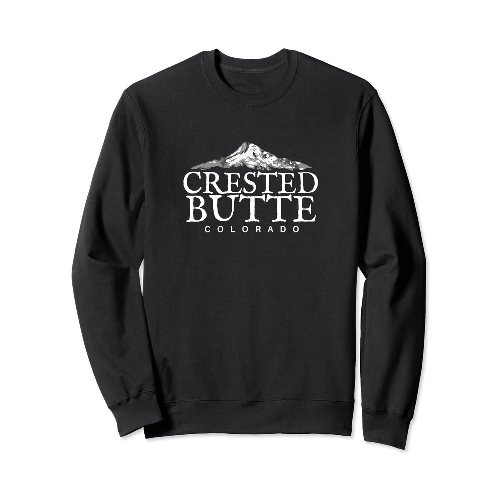 Crested Butte CO Sweatshirt, Colorado Mountain Town Shirt
