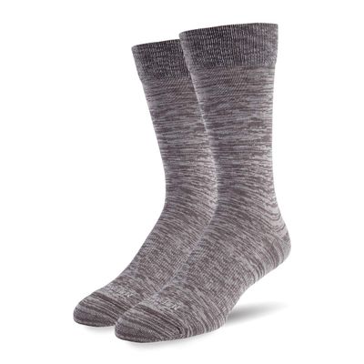 Mr. Davis Moisture Wicking Performance Everyday Socks - Comfortable and Stylish Mens Sock - Single Pair of Socks for Casual Wear - Light Grey Pixel One Size