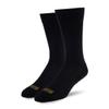 Mr. Davis Moisture Wicking Performance Everyday Socks - Comfortable and Stylish Mens Sock - Single Pair of Socks for Casual Wear - Solid Black One Size view 1